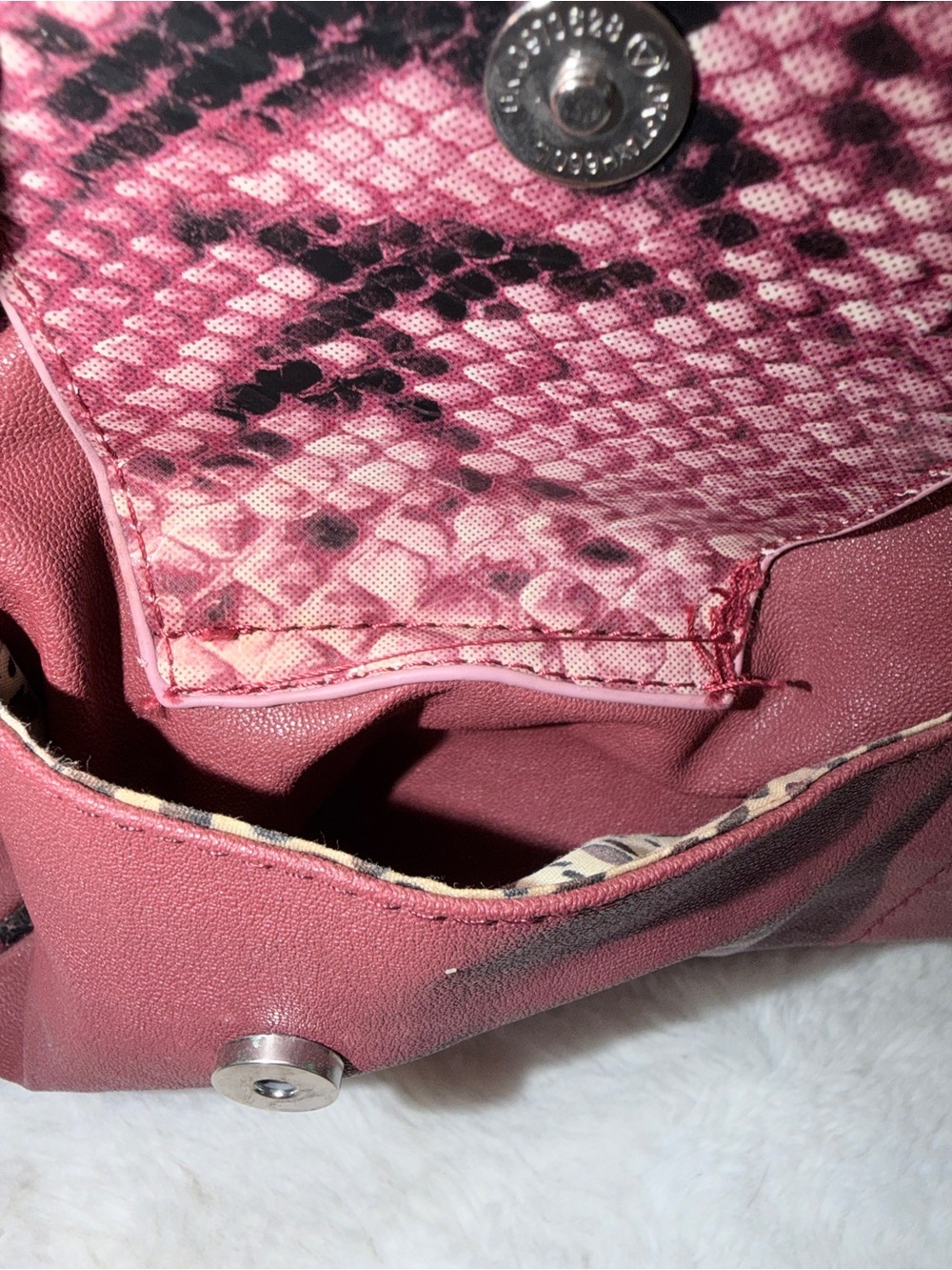 Purse Pink Snakeskin Look 👛 - Picture 3 of 6